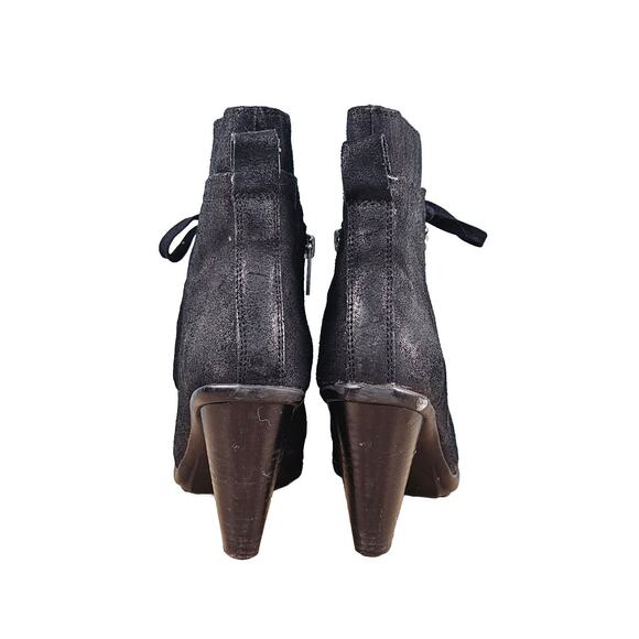 Kenneth Cole Reaction Fun Hunt Womens Leather Casual Boots, Black, 6.5 - Picture 12 of 16